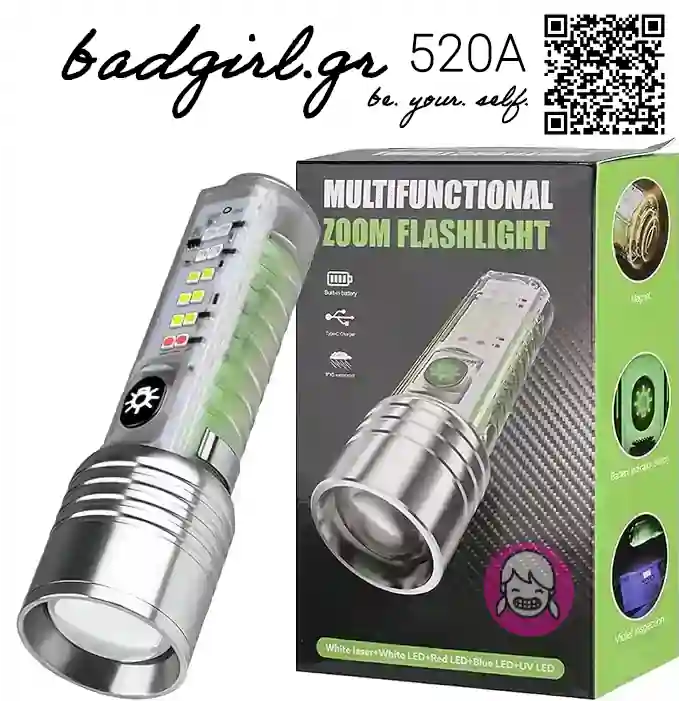 A 520A flashlight in a box