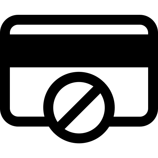 a no credit card icon